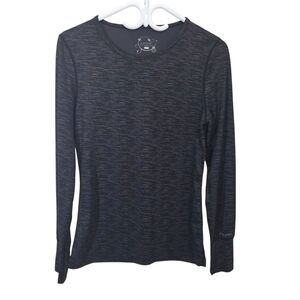 ⭐️Hottotties Gray Fitted Long Sleeve T-Shirt Size MED